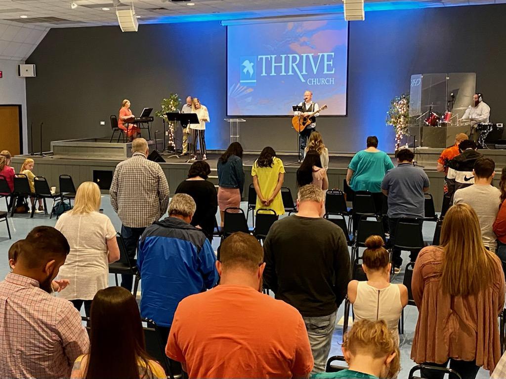 photo of a service at Thrive Church
