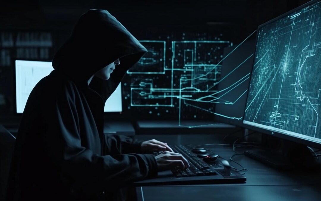 Man looking at computer